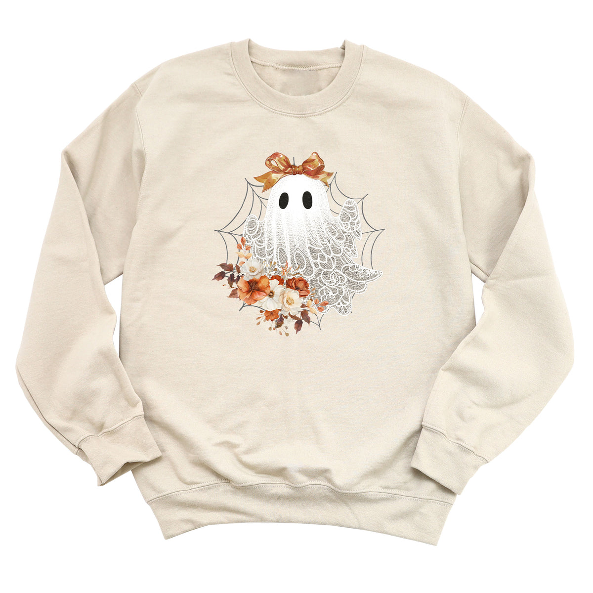 Halloween Lace Ghost Sweatshirt