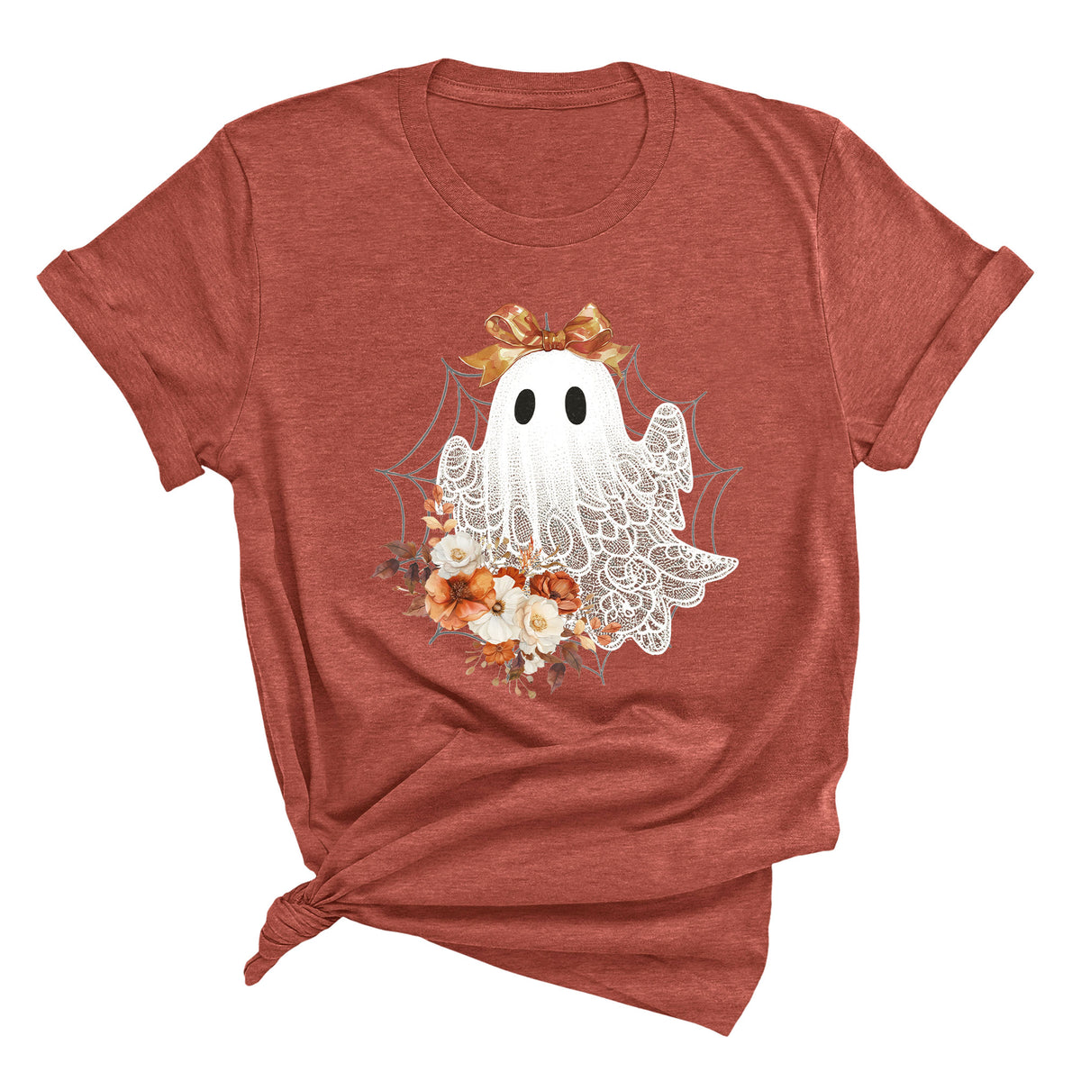 Halloween Lace Ghost Unisex T-Shirt