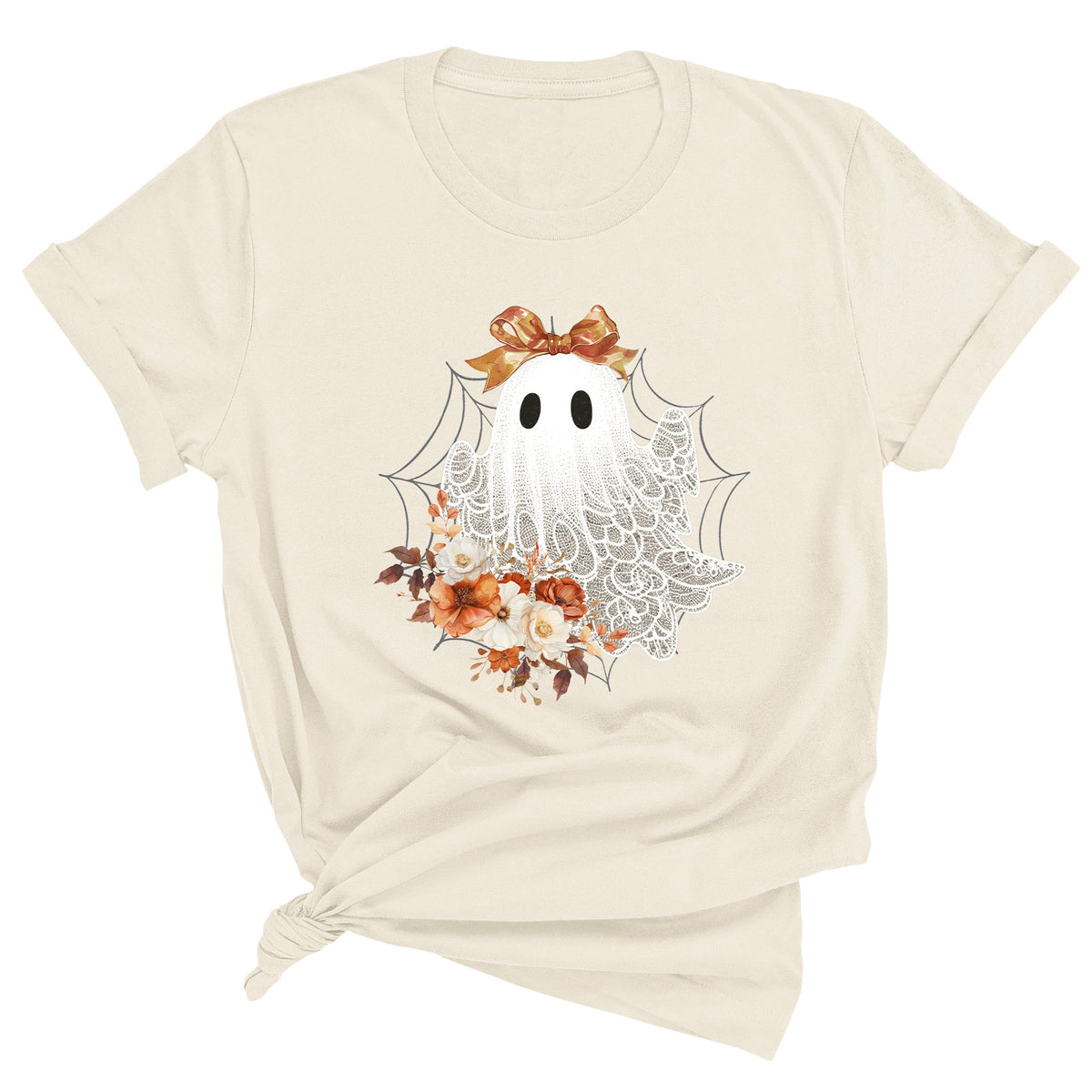 Halloween Lace Ghost Unisex T-Shirt