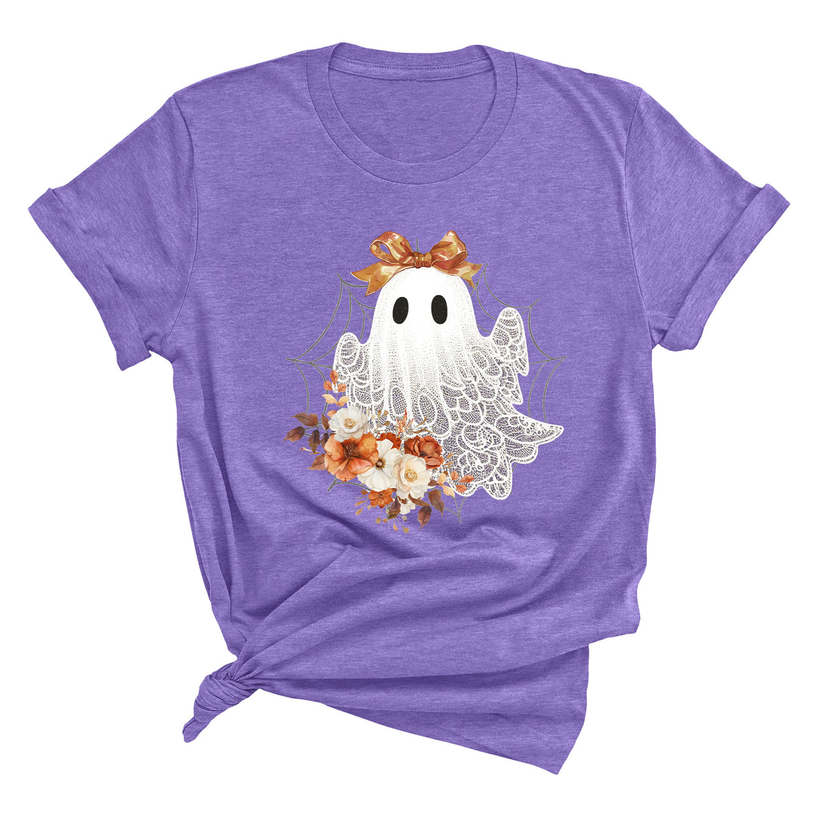 Halloween Lace Ghost Unisex T-Shirt