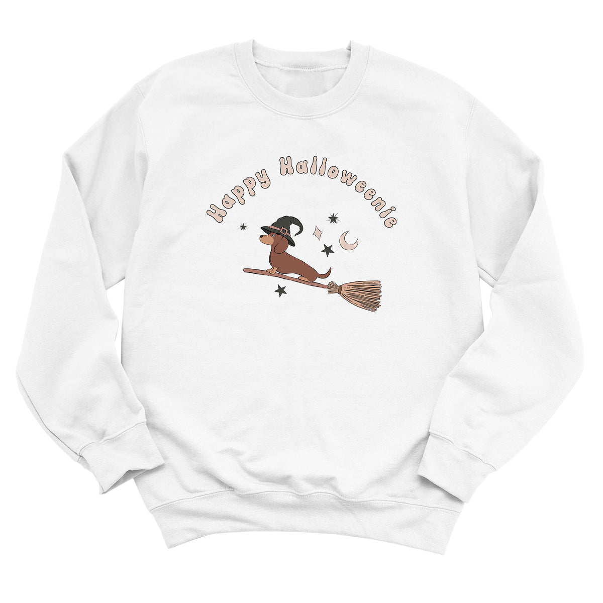 Happy Halloweenie Multi Color Sweatshirt