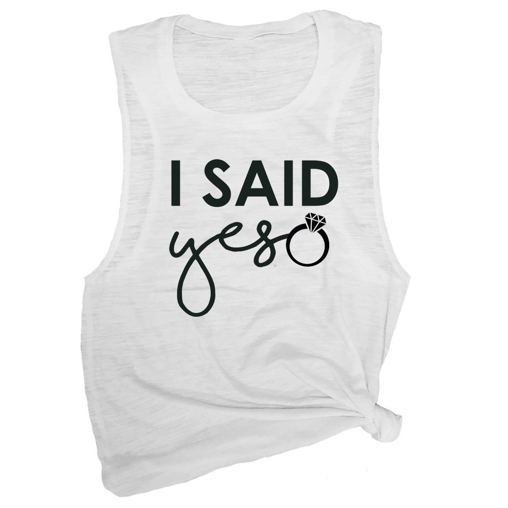 I Said Yes with Ring Muscle Tee