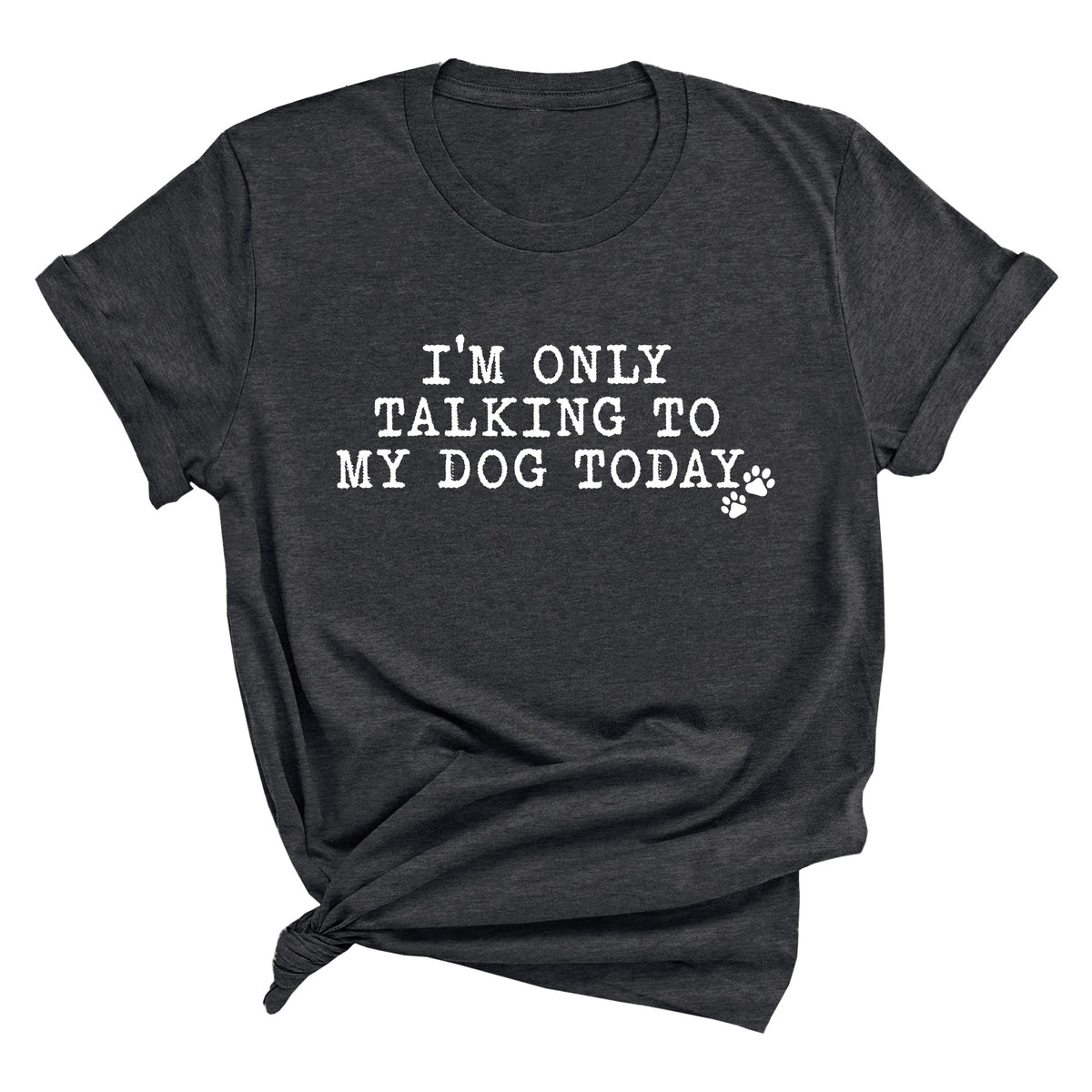 I'm Only Talking to My Dog Today Unisex T-Shirt