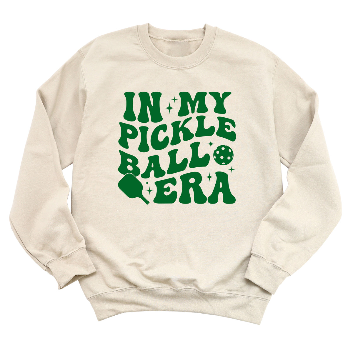 In My Pickleball Era Sweatshirt (GREEN INK)