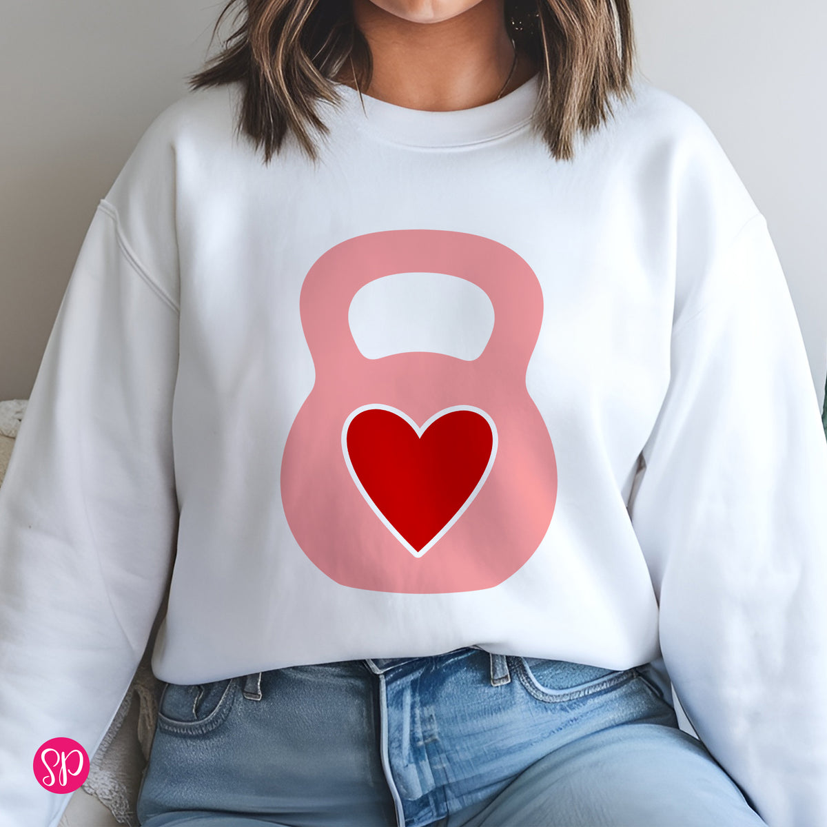 Kettlebell Heart Sweatshirt