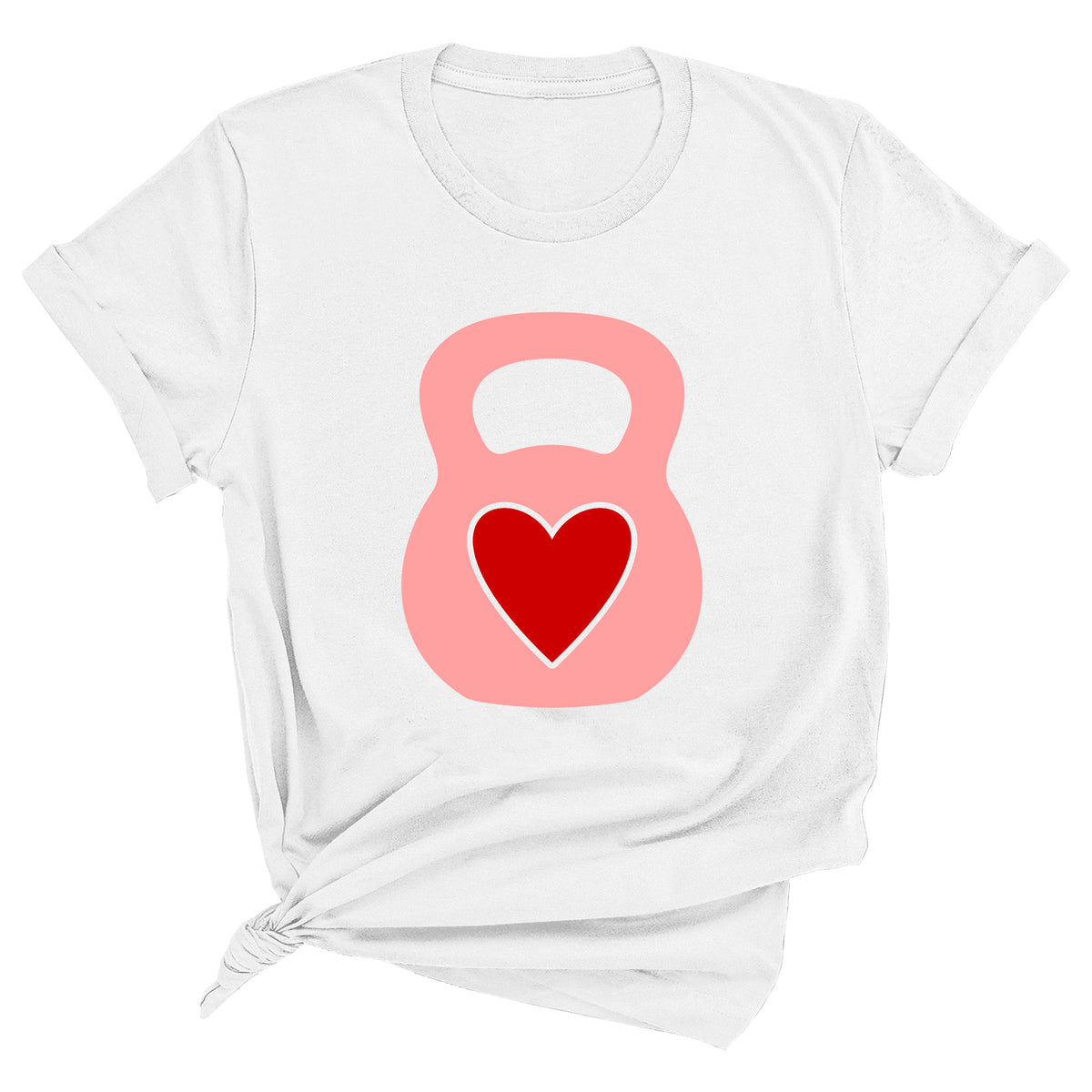 Kettlebell Heart Unisex T-Shirt