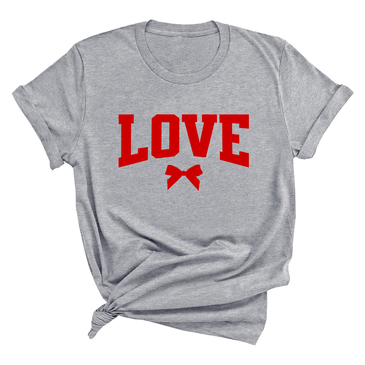 LOVE with Bow Unisex T-Shirt