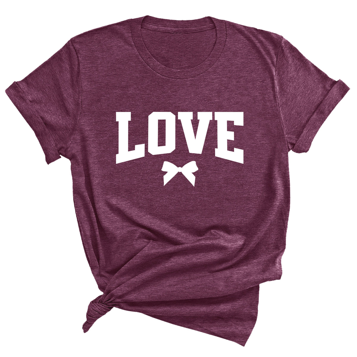 LOVE with Bow Unisex T-Shirt