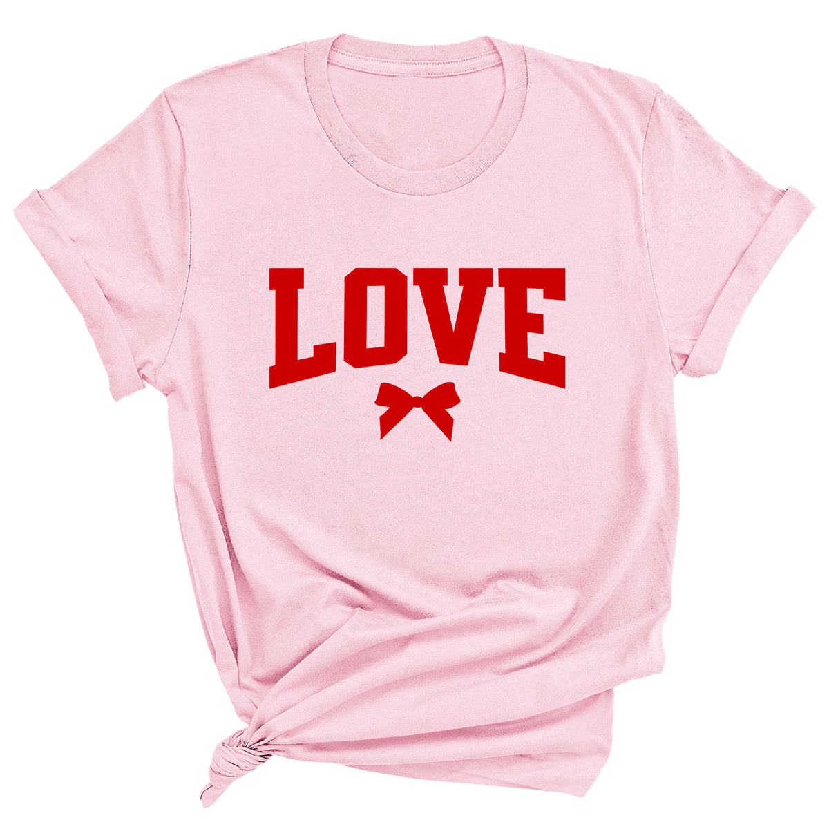 LOVE with Bow Unisex T-Shirt