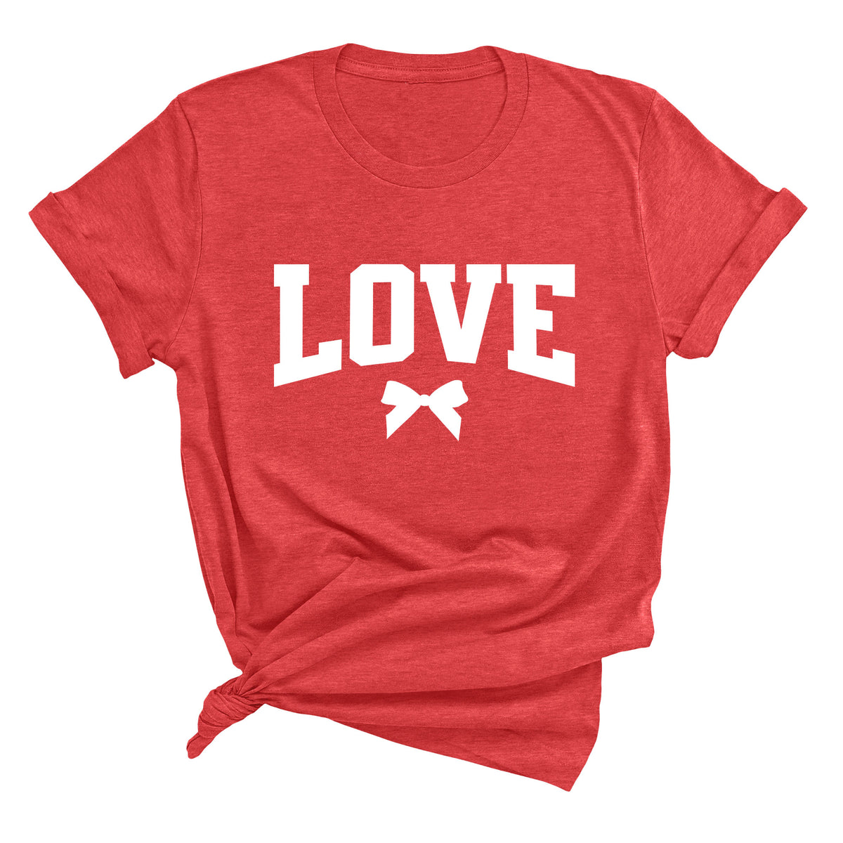 LOVE with Bow Unisex T-Shirt