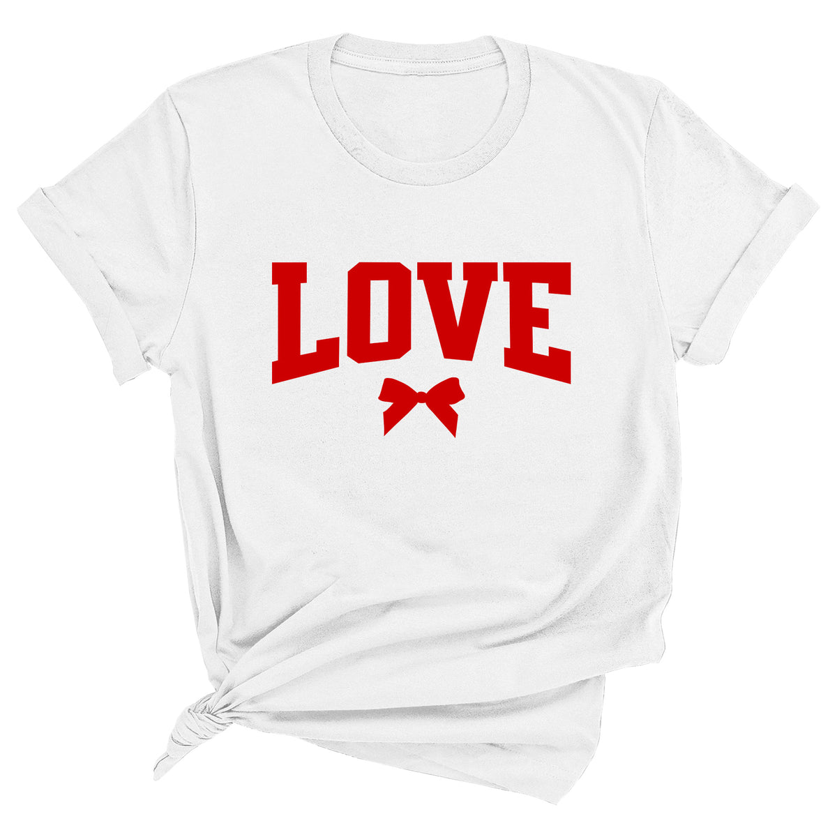 LOVE with Bow Unisex T-Shirt