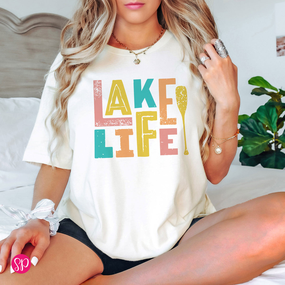 Lake Life with Oar Unisex T-Shirt