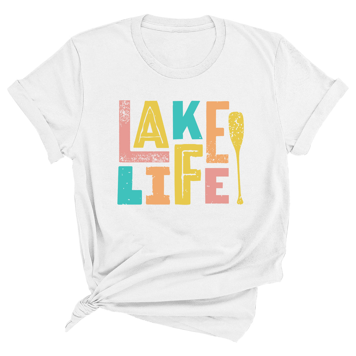 Lake Life with Oar Unisex T-Shirt