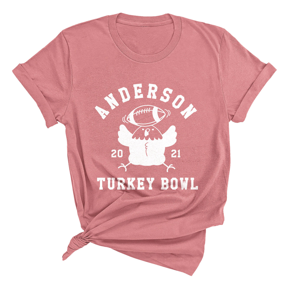 Custom Family Turkey Bowl Unisex T-Shirt