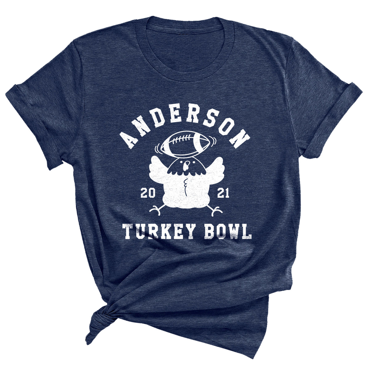 Custom Family Turkey Bowl Unisex T-Shirt