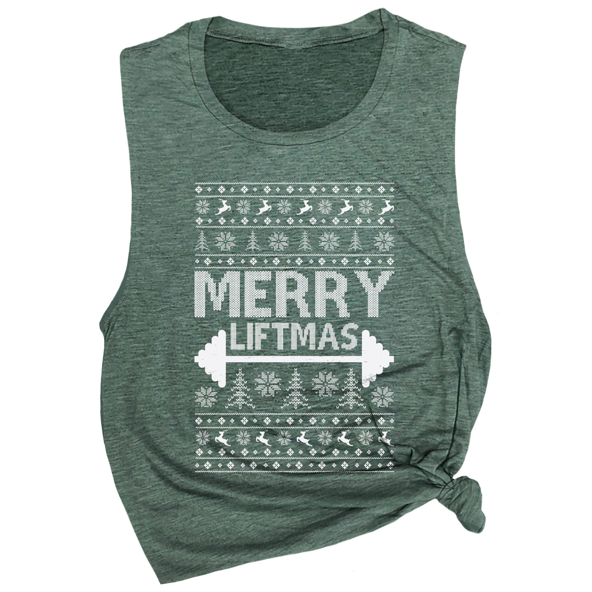 Merry Liftmas Muscle Tee