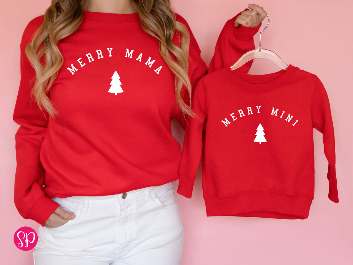 Matching Merry Mama / Merry Mini Sweatshirt