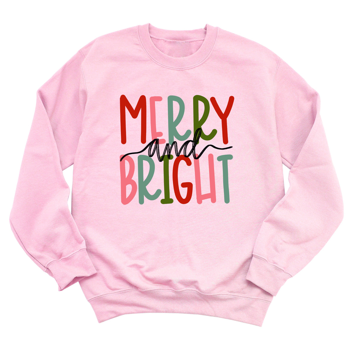 Matching Merry and Bright Sweatshirt