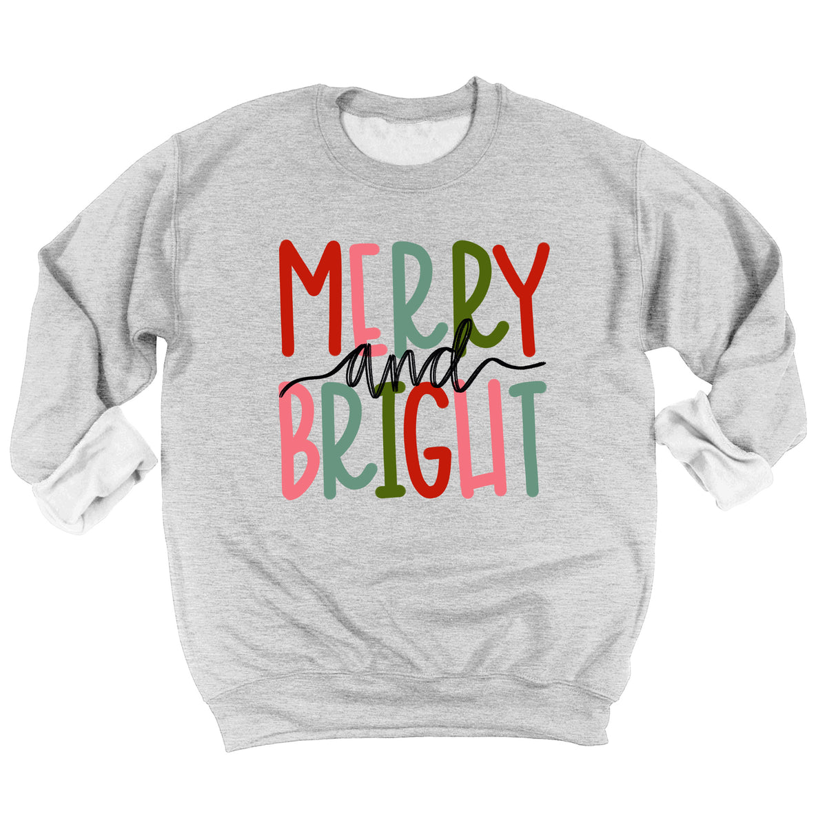 Merry and Bright Kids Sweatshirt