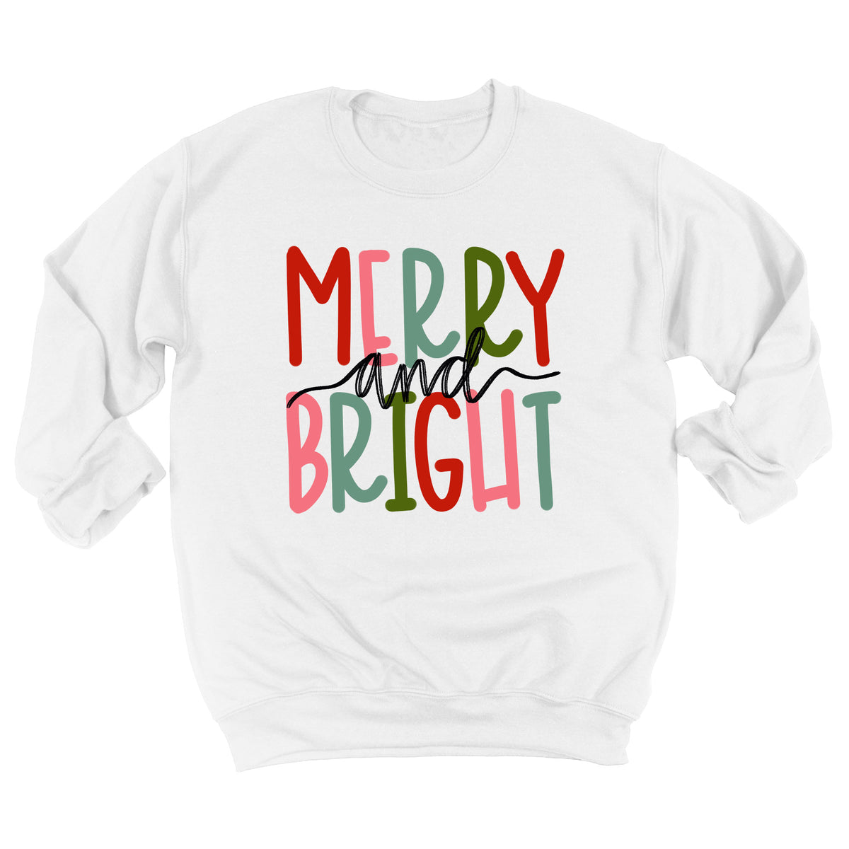 Merry and Bright Kids Sweatshirt