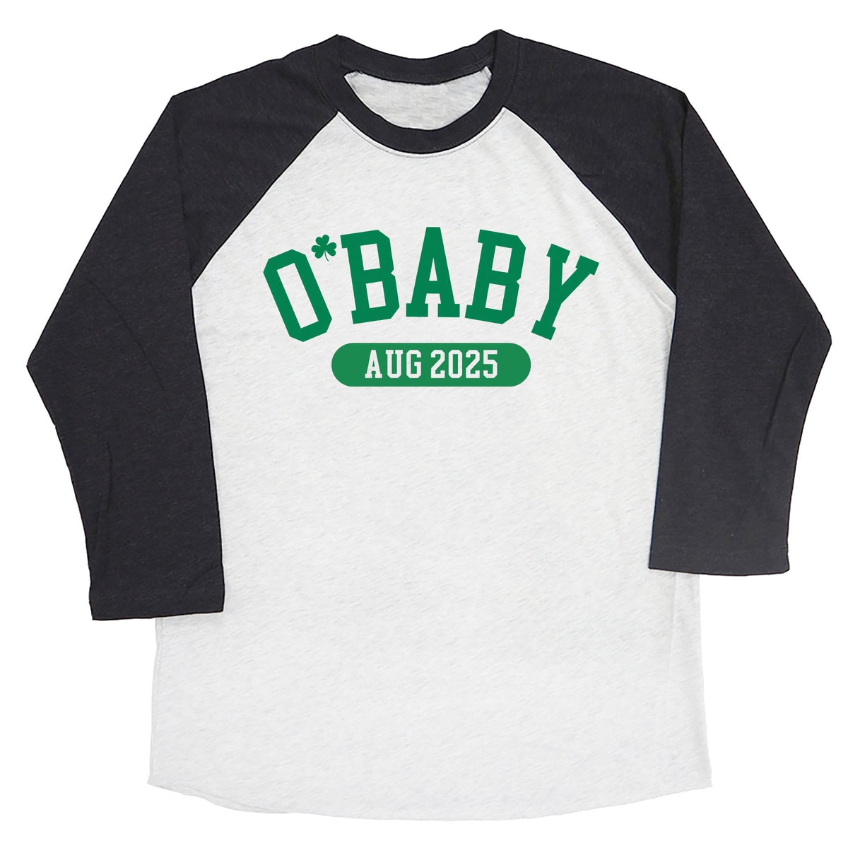 O'Baby with Month & Year Raglan