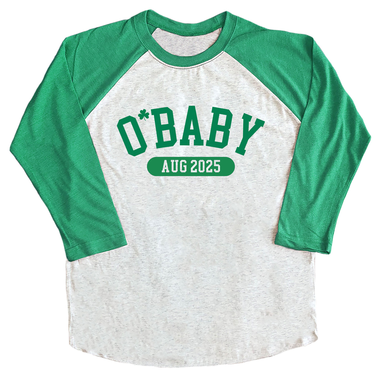 O'Baby with Month & Year Raglan