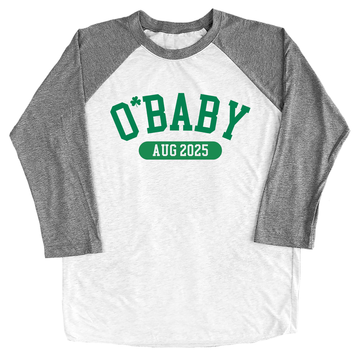 O'Baby with Month & Year Raglan