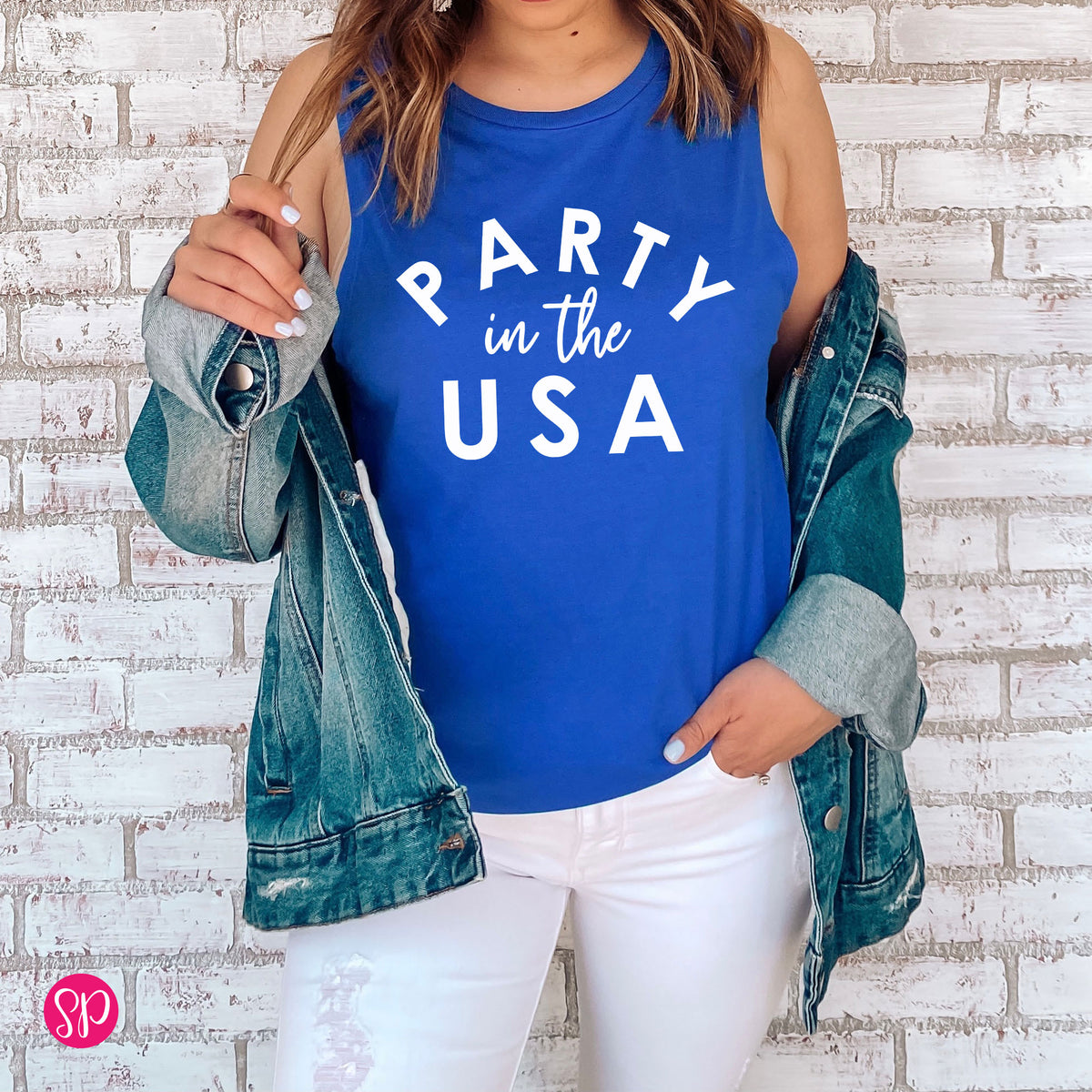 Party in the USA Muscle Tee