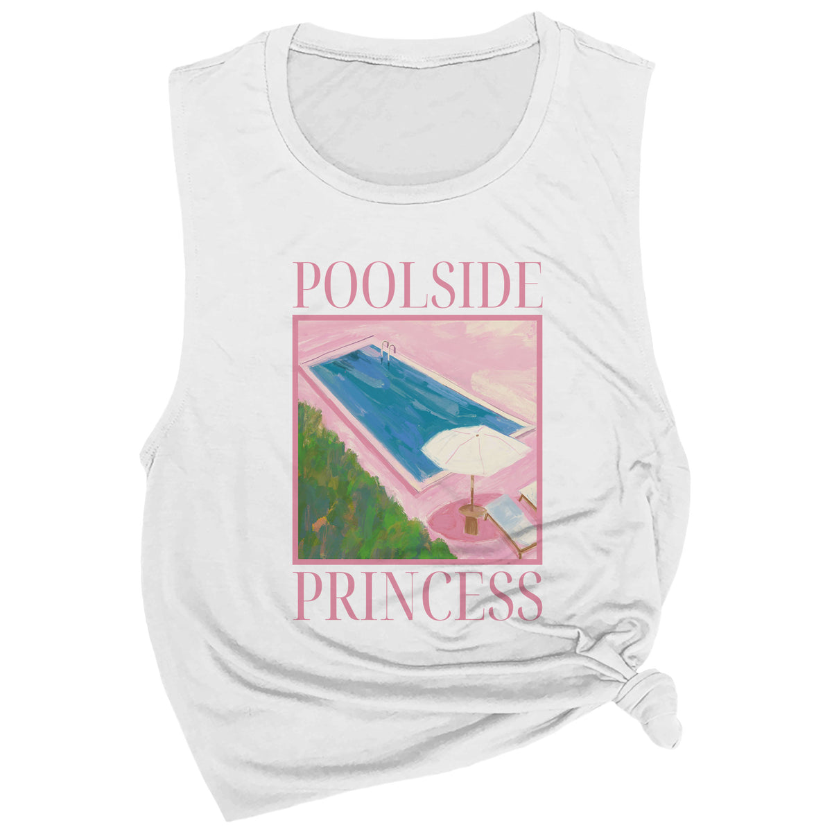 Poolside Princess Muscle Tee