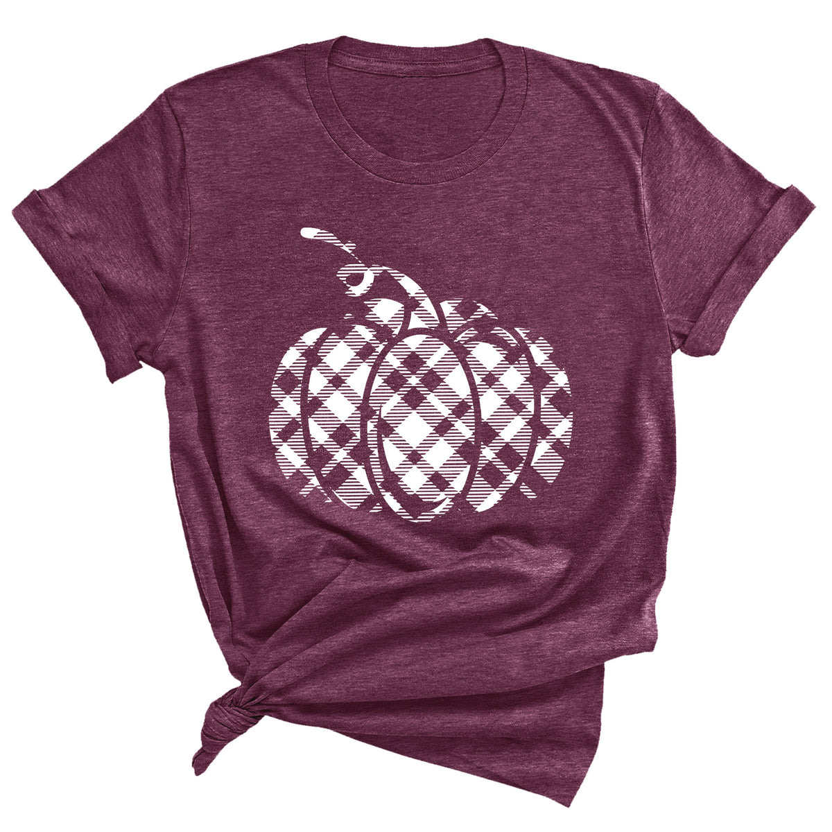 Plaid Pumpkin Unisex T-Shirt