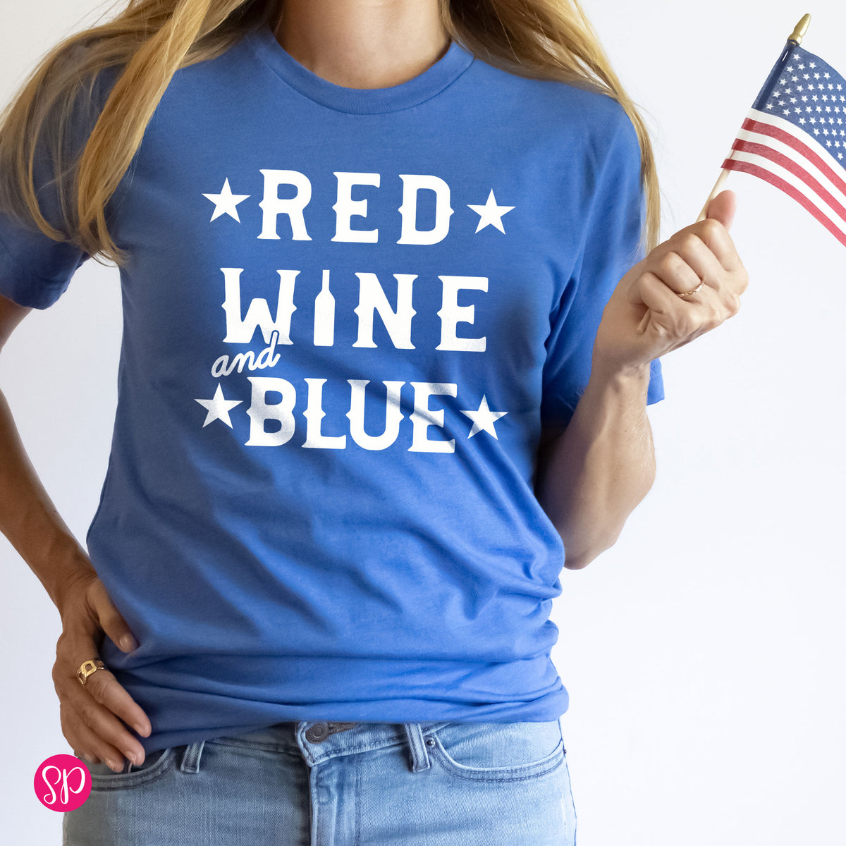 Red, Wine and Blue Unisex T-Shirt