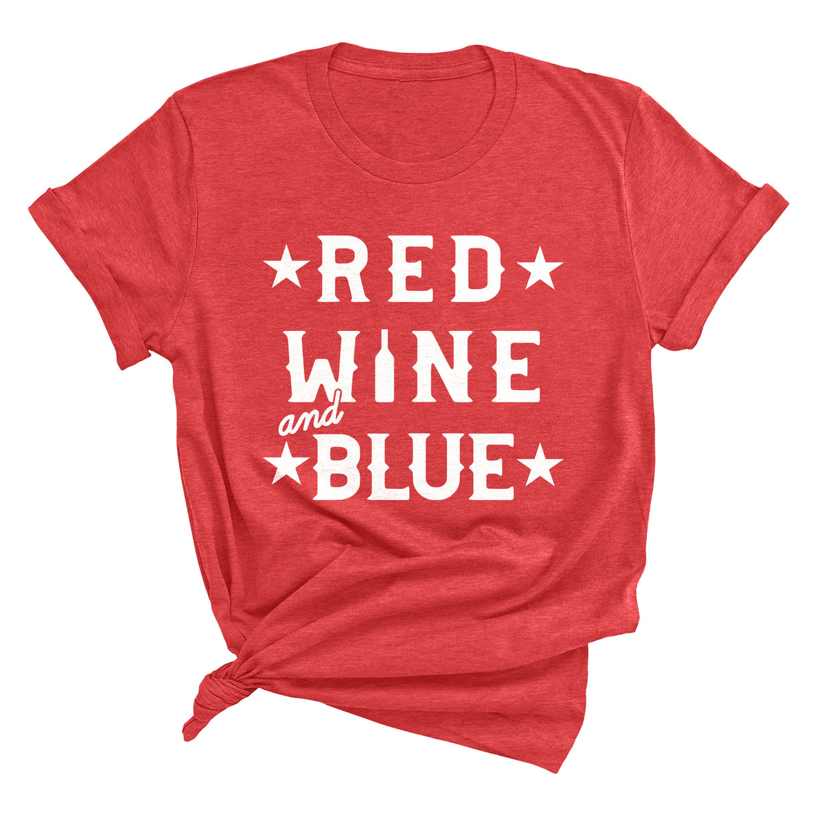 Red, Wine and Blue Unisex T-Shirt