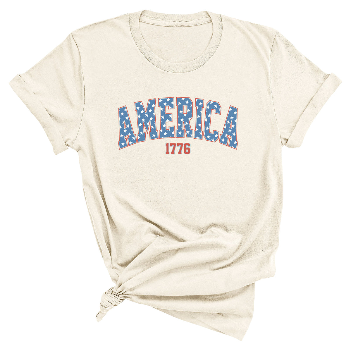 Retro America Varsity Letters Comfort Colors T-Shirt