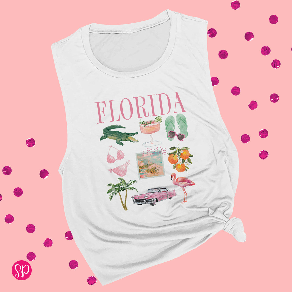 Retro Florida Muscle Tee