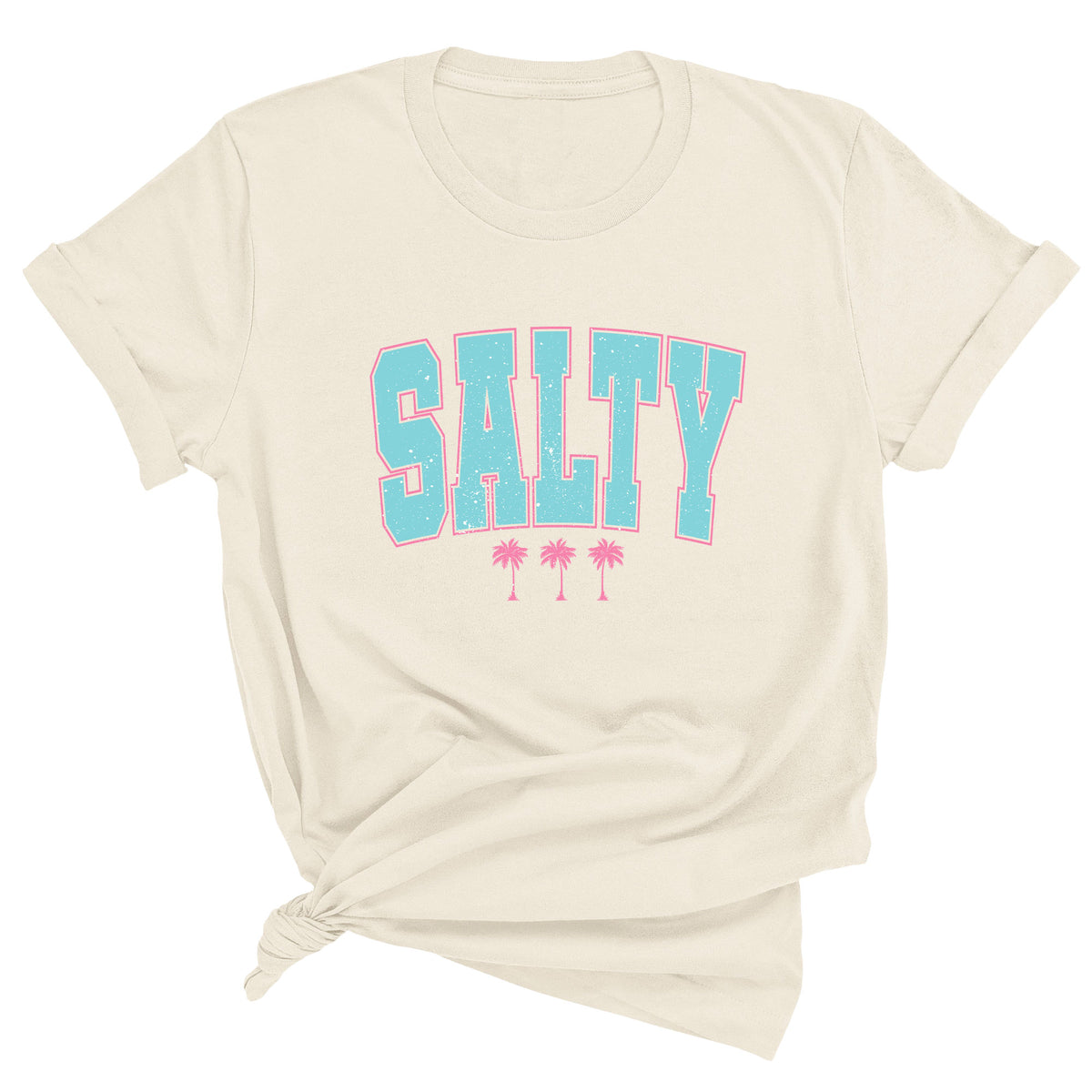 Salty with Palm Trees Unisex T-Shirt