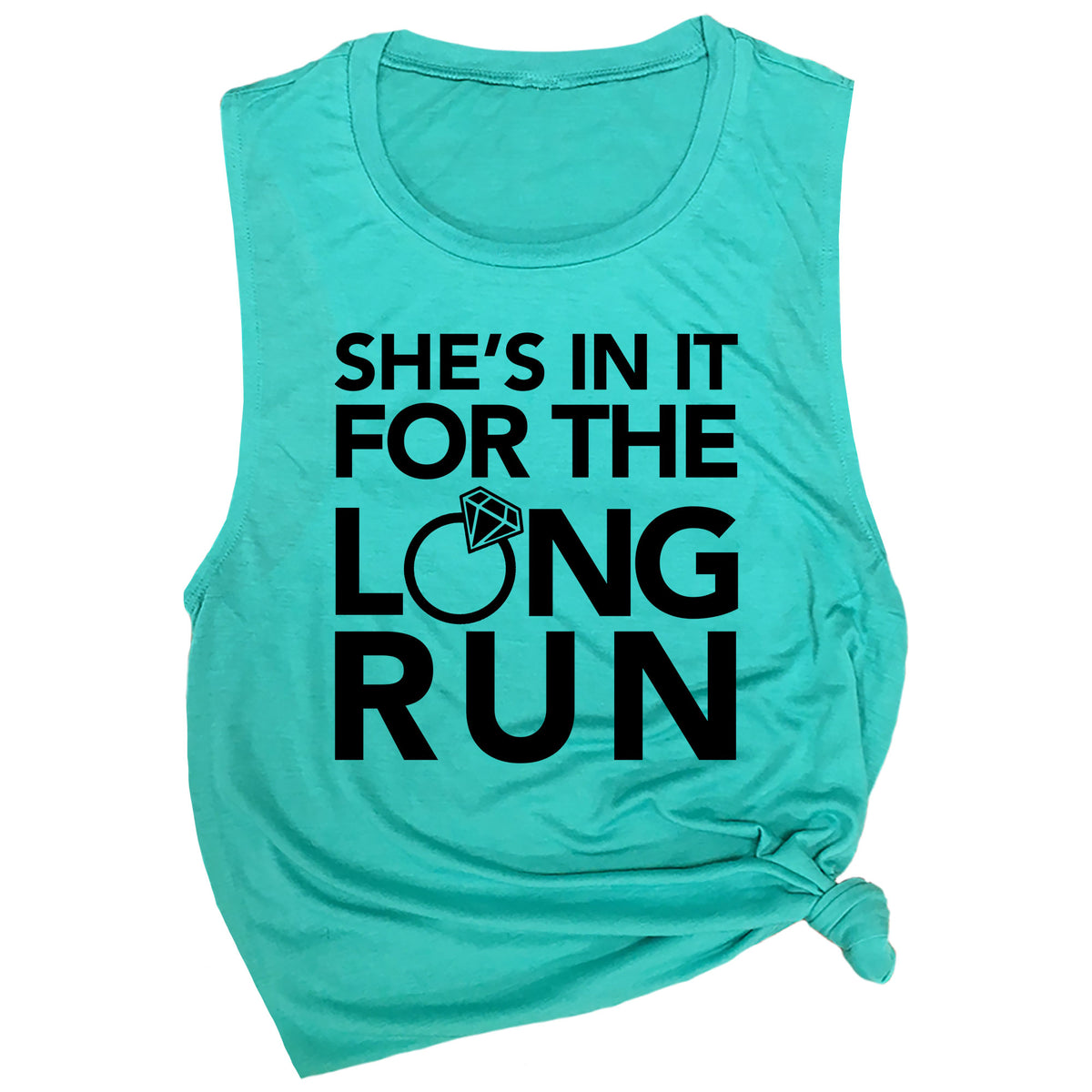 In it for the Long Run Bachelorette Muscle Tee