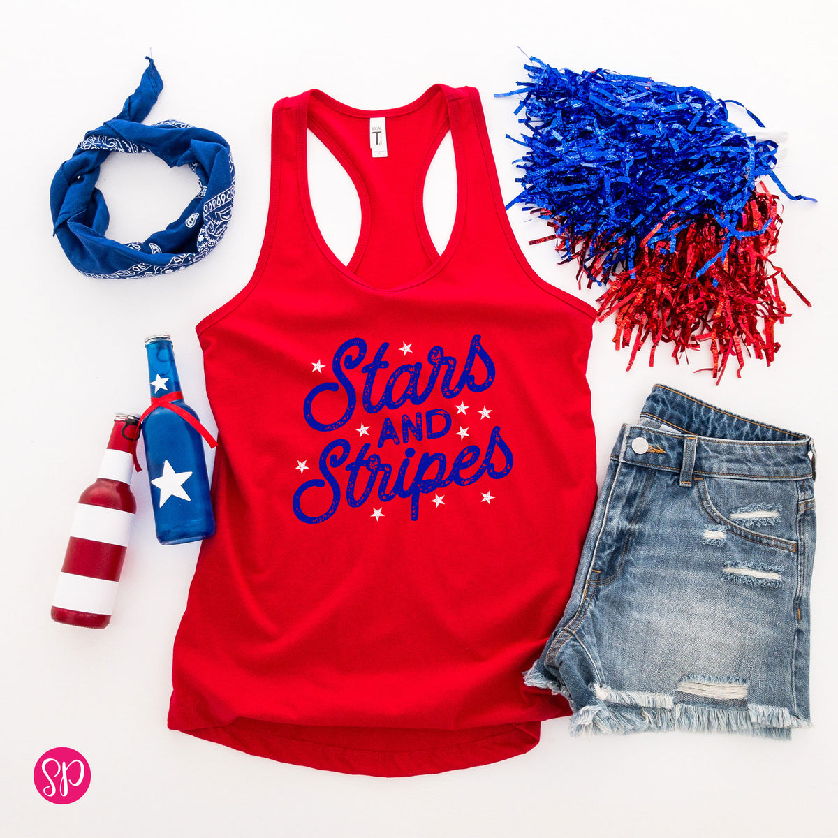 Stars and Stripes (BLUE) Tank Top