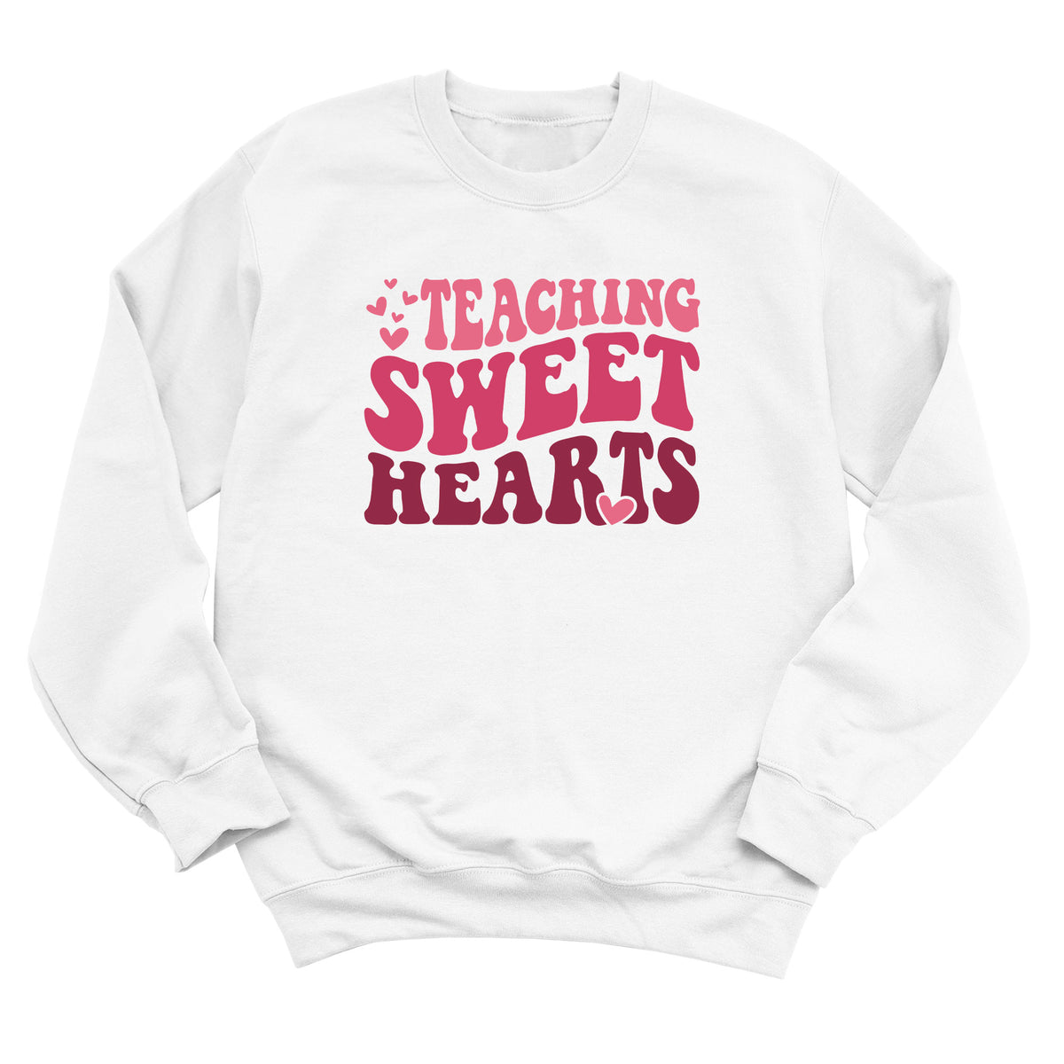 Teaching Sweet Hearts with Custom Name Sweatshirt