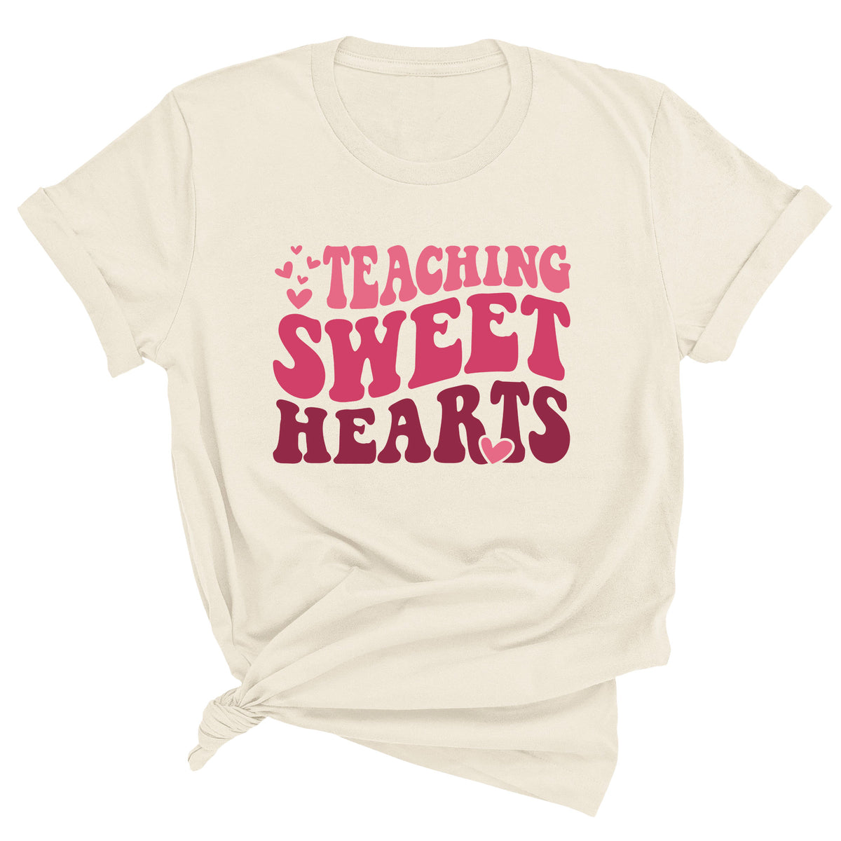 Teaching Sweet Hearts with Custom Name Unisex T-Shirt