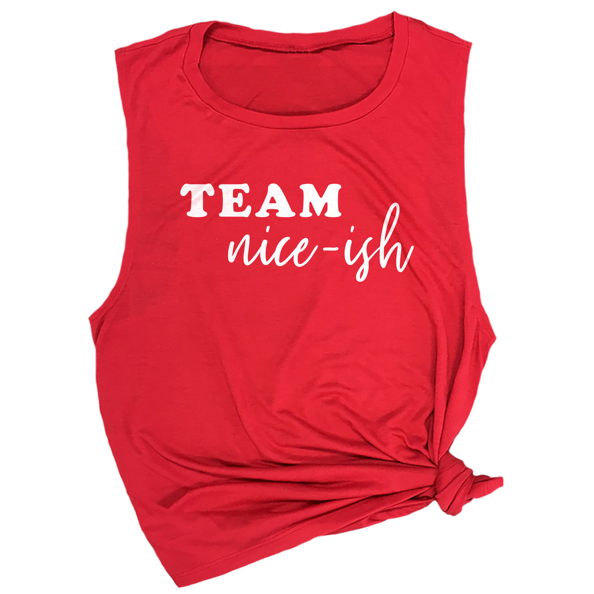 Team Naughty / Team Nice-ish Muscle Tee