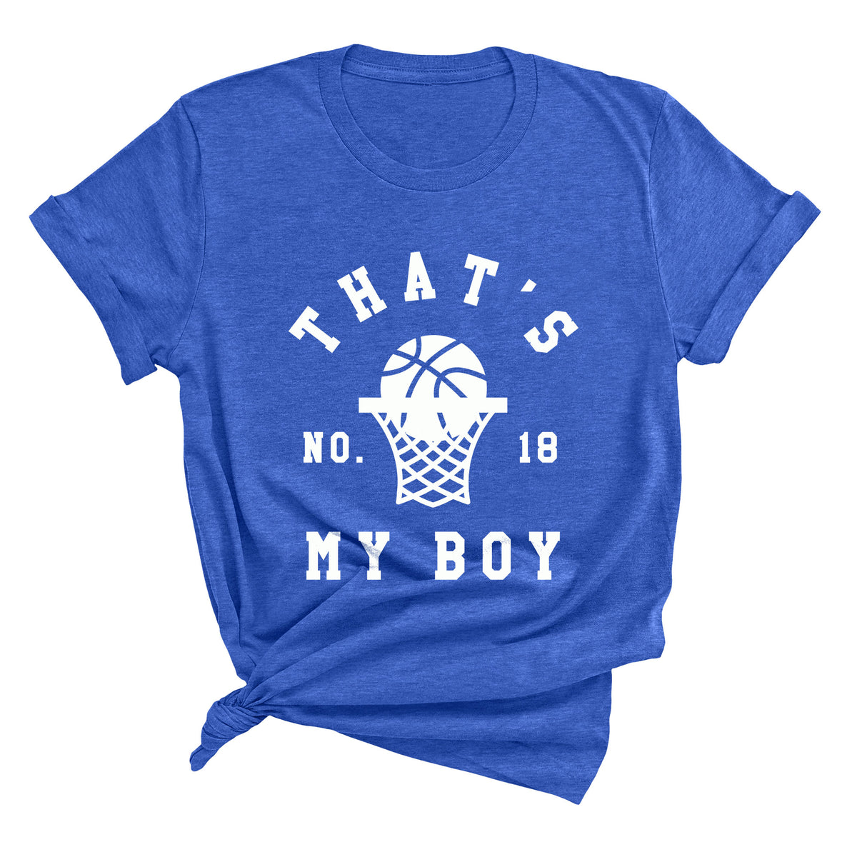 That's My Boy with Custom Number (Basketball) Unisex T-Shirt