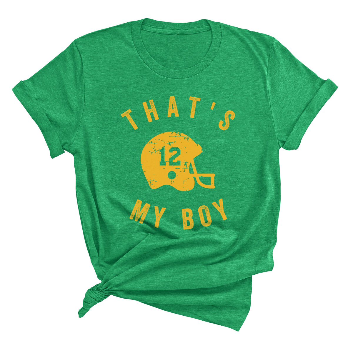 That's My Boy with Helmet & Personalized Player Number Unisex T-Shirt