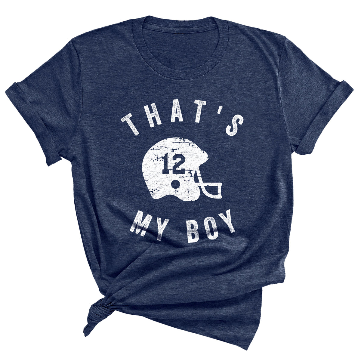 That's My Boy with Helmet & Personalized Player Number Unisex T-Shirt