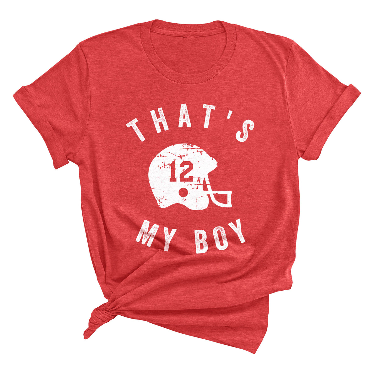 That's My Boy with Helmet & Personalized Player Number Unisex T-Shirt