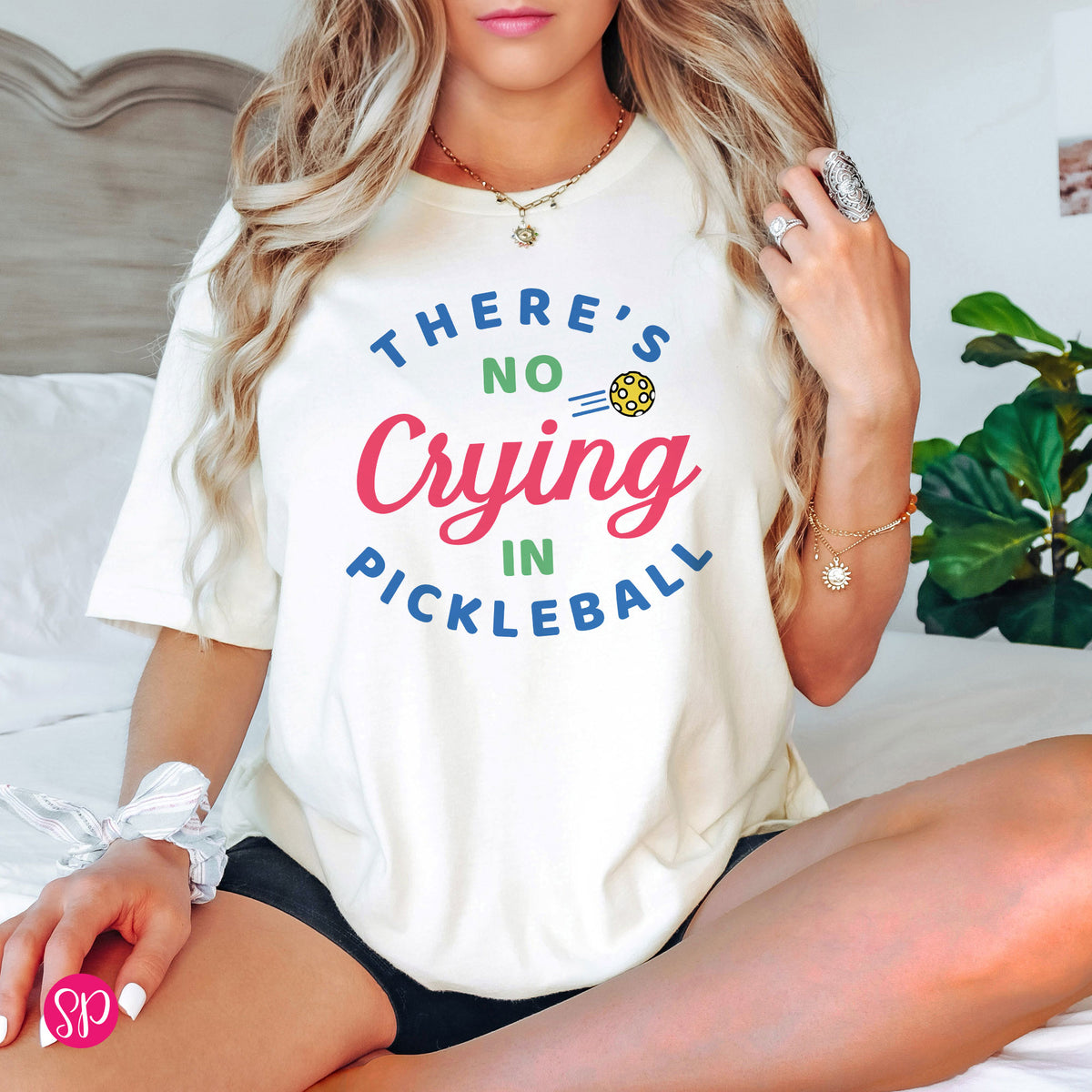 There's No Crying in Pickleball Unisex T-Shirt