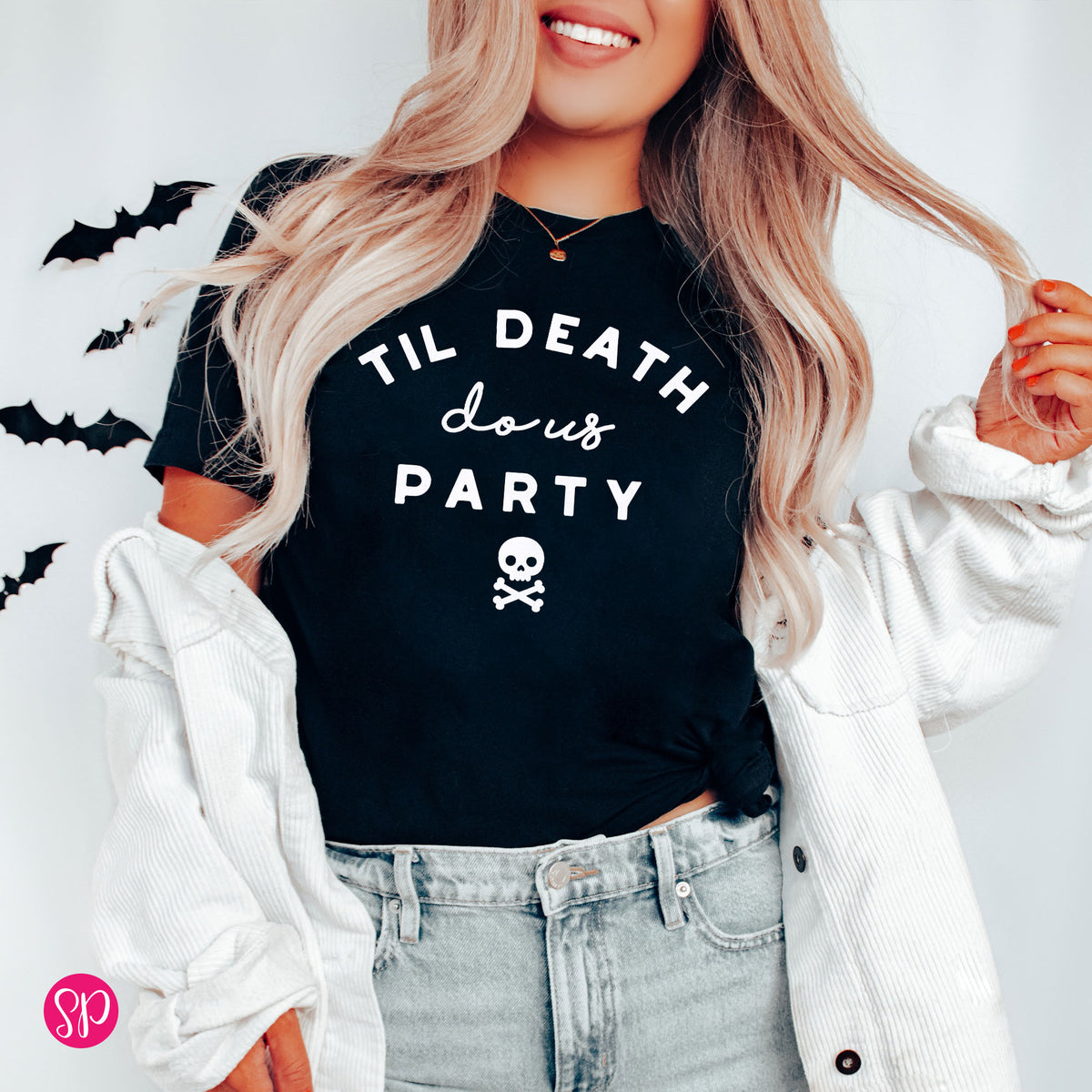 Til Death Do Us Party Unisex T-Shirt Halloween Group Matching Funny Bachelorette Party Tee Shirt